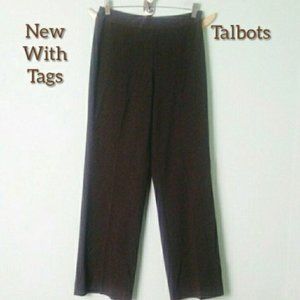New Talbots size 2 petite brown pants